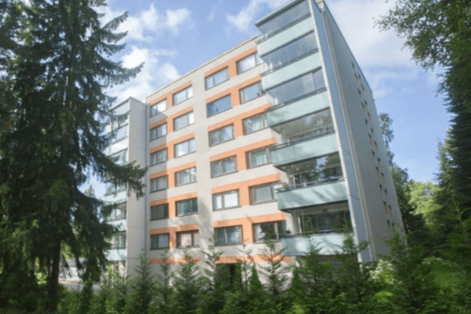 Modern residential complex Maununnevantie 3 in Maununneva featuring ClimaPri smart building integration